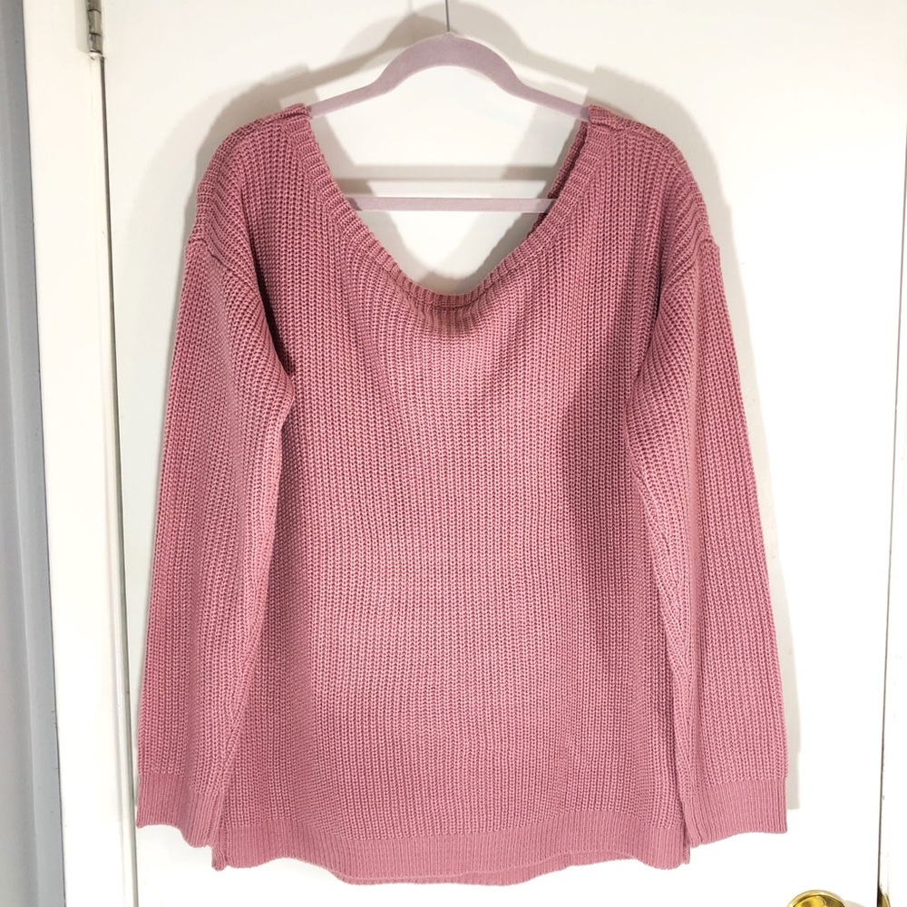 NWT Missguided Ophelita Off Shoulder Knit Sweater - Picture 7 of 8